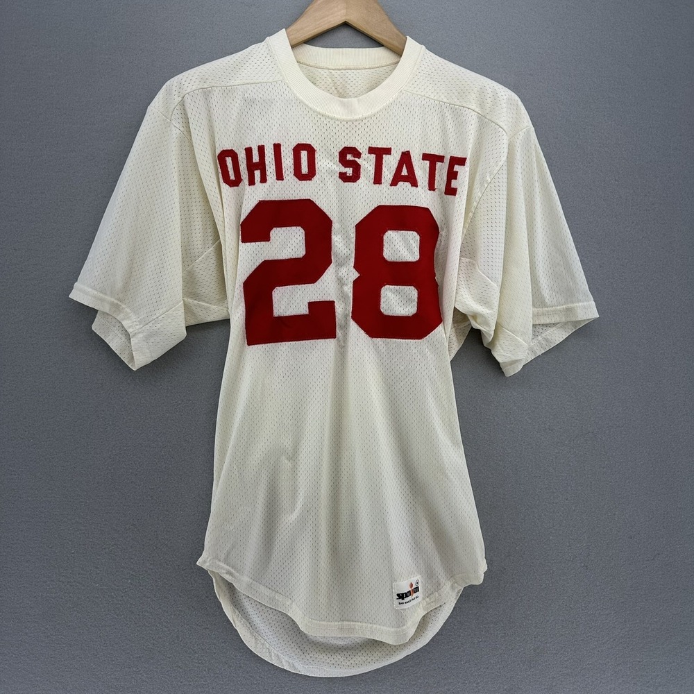 1970's Ohio State Buckeyes Spanjian Jersey Football #28 Mens Medium VTG USA RARE
